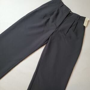 Abercrombie & Fitch Womens Size 30/10S NWT Sloane Tailored Wide Leg Pant Black